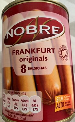 Saucisses De Francfort Nobre 350 GR - 5601119007970