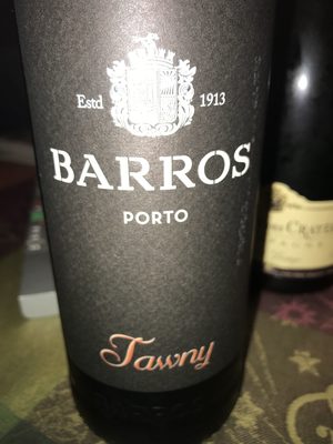 Barros Tawny Porto 750ML, 20% - 5601194102683