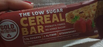 Bar cereal low sugar - 5601607075955