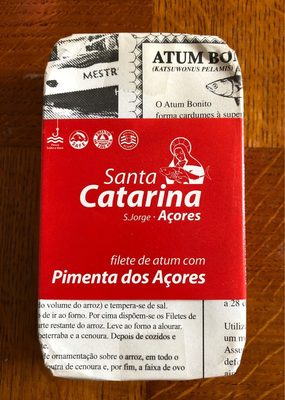 Santa Catarina Tuna Fillets In Olive Oil & Azorean Pepper 120G - 5604450260288