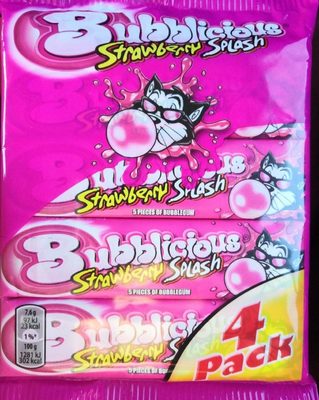 Bubblicious strawberry splash - 5704592009476