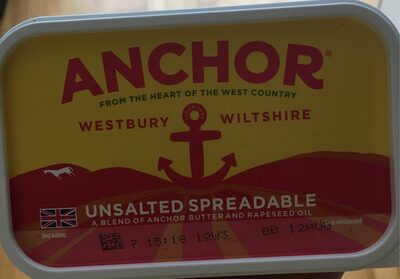 Anchor Unsalted spreadable butter - 5707361100497