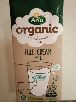 full cream organic milk - 5711953009891