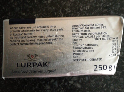 Lurpak unsalted butter - 5740900053304