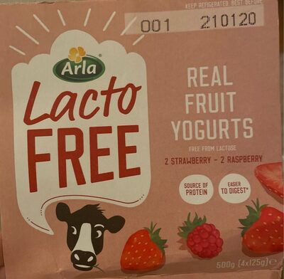 Real fruit yogurts - 5760466901468