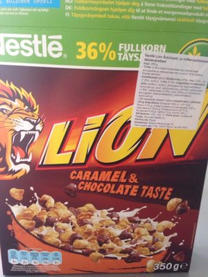 Nestlé Lion 350G Suklaan Ja Toffeen Makuisia Täysjyvämuroja - 5900020023582