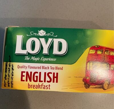 Loyd English Breakfast Tea 20 Tea Bags - 5900396024046