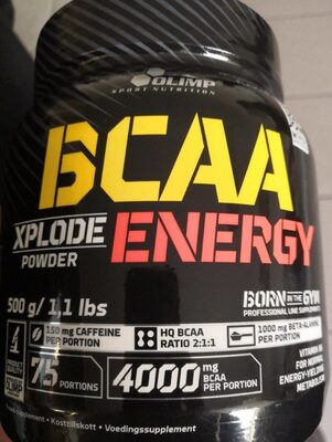 Bcaa xplode powder energy - 5901330062858