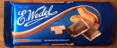 E. Wedel Czekolada Mleczna Toffi 100 G - 5901588016436