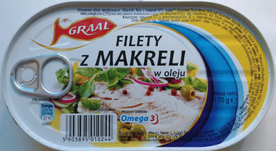 Filety z makreli w oleju - 5903895010244