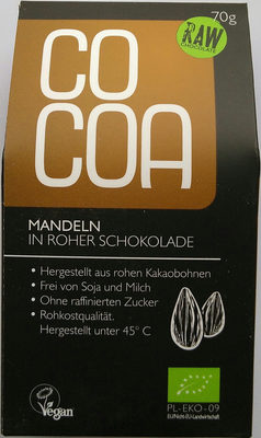 Mandeln in roher Schokolade - 5908268768128