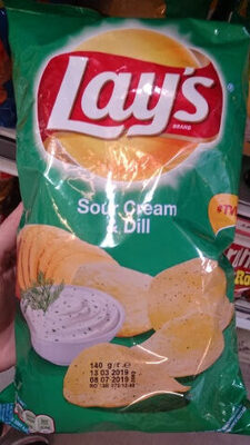 Lays chips sour cream and dill - 5941000025646