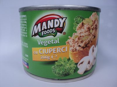 Mandy Pasta vegetala tartinabila cu ciuperci - 5941334002191