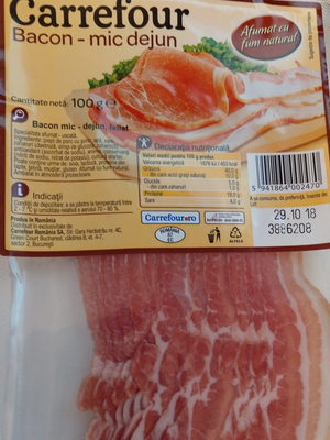 Carrefour Bacon-mic dejun - 5941864002470