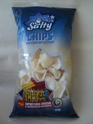 Salty Chips din cartofi cu sare - 5998479301634