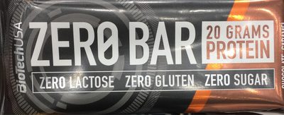 Zero Bar, Zero Lactose, Zero Gluten, Zero Sugar - 5999076215652