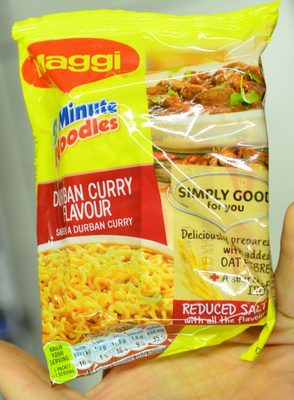 2 Minutes Noodles Durban Curry Flavour - 6001068660902