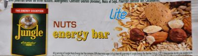 Nuts Energy Bar Lite - 6001120606626