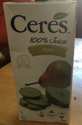 Ceres Pear 100% Fruit Juice - 6001240100042