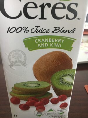 Cranberry And Kiwi 100% Fruit Juice - 6001240100288