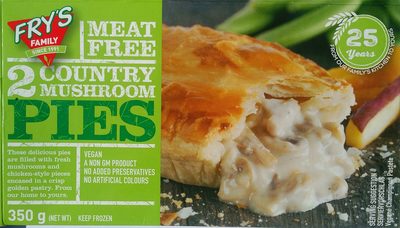 2 country mushroom pies - 6005207000406