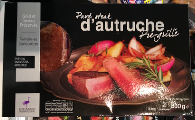 Pavé steak d'autruche pré-grillé - 6008123005081