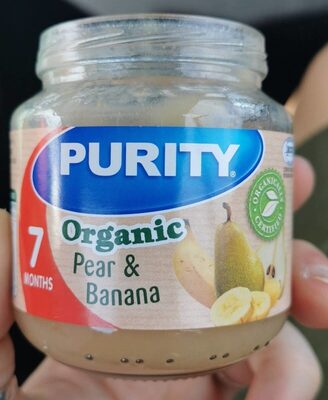 Pot bébé purity organic pear and banana - 6009516201981