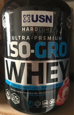 Hardcore Whey GH Saveur Fraise 2 KG - Usn - 6009701197822