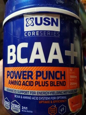 Bcaa + Power Punch Saveur Pastèque 400G - Usn - 6009702508467