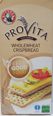 Bakers Provita Wholewheat Crispbread - 6009704171454