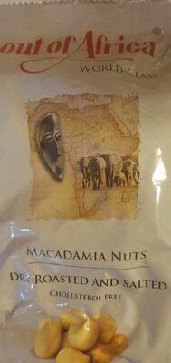 Dry roasted and salted macadamia nuts - 6161100690639