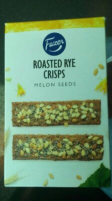 Roasted rye crisps - melon seeds - 6413467371301