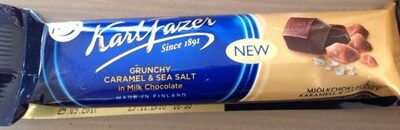 Karl Fazer Crunchy Caramel & seasalt in milk chocolate - 6416453019195