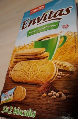 Envitas biscuit saveur cacao noisette - 65469040