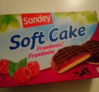 Soft cake framboise - 65554449