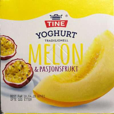 Yoghurt tradisjonell - Melon og pasjonsfrukt - 7038010009471