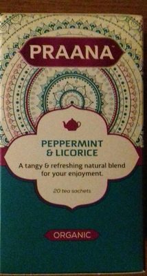 Praana Peppermint & Licorice 20 Bags - 7059330071108