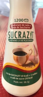 Sweetener Sucrazit Sugar Free - 7290000504049