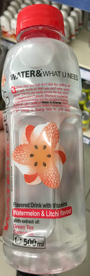 Water & What U Need Pastèque & Litchi - 7290010818099