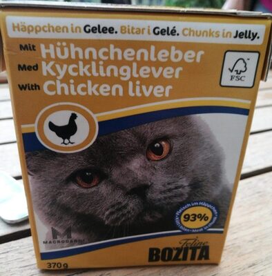 Bozita Bouchées En Gelée Foie De Poulet - 7300330049155