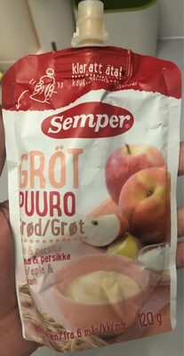 Grot Puuro apple & persika - 7310100690470