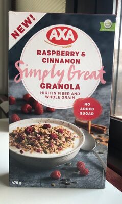 Rasperry and Cinnamon Simply Great Granola - 7310130009938