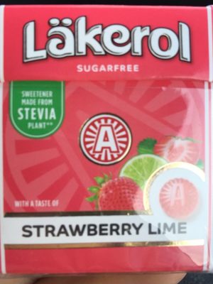 Läkerol Classic 25G Strawberry Lime Pastilli - 7310350119486