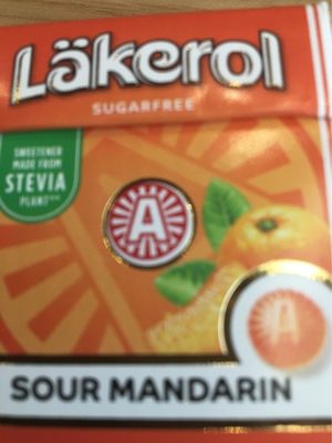 Läkerol Sour Mandarin Sugar Free Pack 23 g ( 0.08 Oz ) - 7310350120222