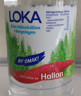 Vatten med smak av hallon - 7310401033716