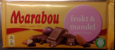 Marabou Frukt & mandel - 7310511217402