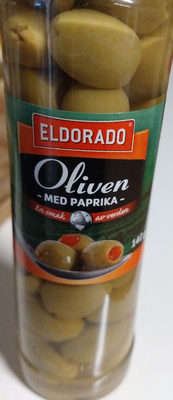 oliven med paprika - 7311040640488