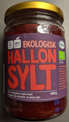 Ekologisk Hallon Sylt - 7311041049600