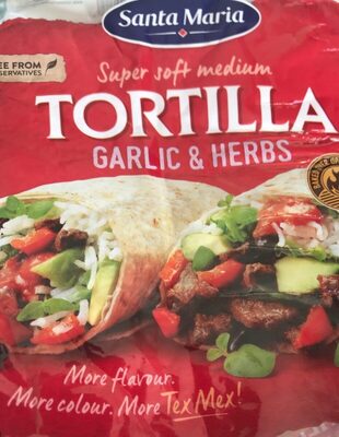 Tortilla - garlics & herbs - 7311311003738