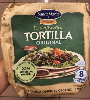 Tortilla ecológica super tierna bolsa 320 g - 7311311020612